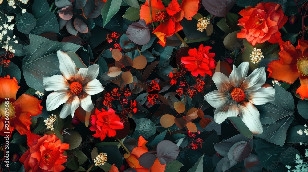 A combined background featuring a harmonious blend of floral patterns and geometric shapes, creating a unique and visually interesting design that bridges the gap between nature and modernity A combined background featuring a harmonious blend of floral patterns and geometric shapes, creating a unique and visually interesting design that bridges the gap between nature and modernity