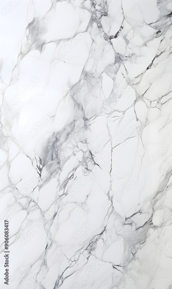 Obraz premium White marble texture with natural pattern for background