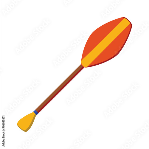 Paddle color art vector
