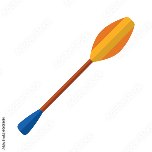 Paddle color art vector