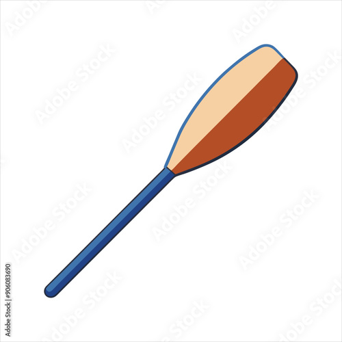 Paddle color art vector