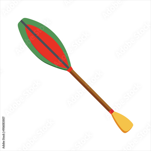 Paddle color art vector