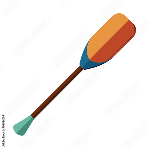 Paddle color art vector