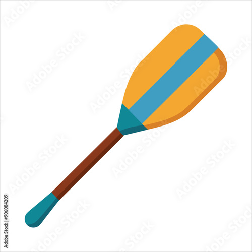 Paddle color art vector