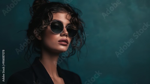 Wallpaper Mural Detailed photo of a fashion shoot in a photography studio, with a model in stylish attire posing under perfect lighting Torontodigital.ca