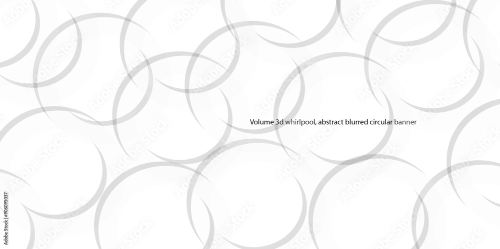 Random shifted white circle background wallpaper banner pattern with copy space Abstract blank geometric circle with drop shadow background. Geometric circular background. Random shifted white circle background wallpaper banner pattern with copy space Abstract blank geometric circle with drop shadow background. Geometric circular background.