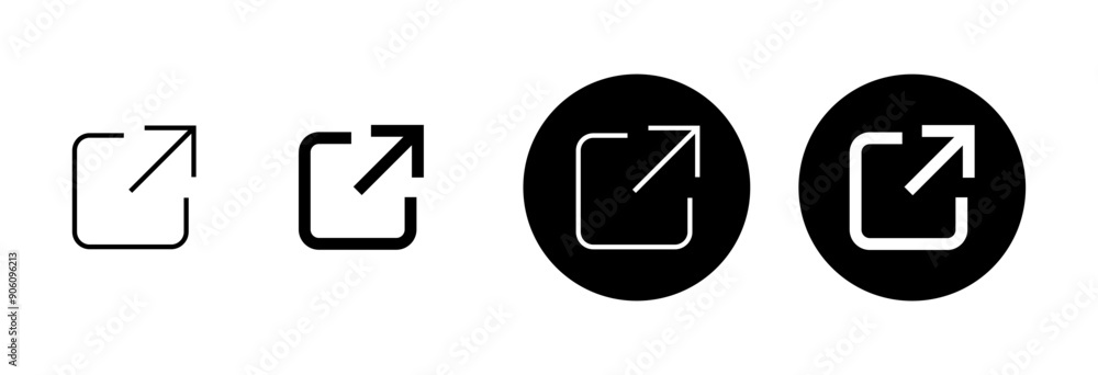 Link icon vector isolated on white background. Link vector icon. External link symbol vector icon. Hyperlink symbol Link icon vector isolated on white background. Link vector icon. External link symbol vector icon. Hyperlink symbol