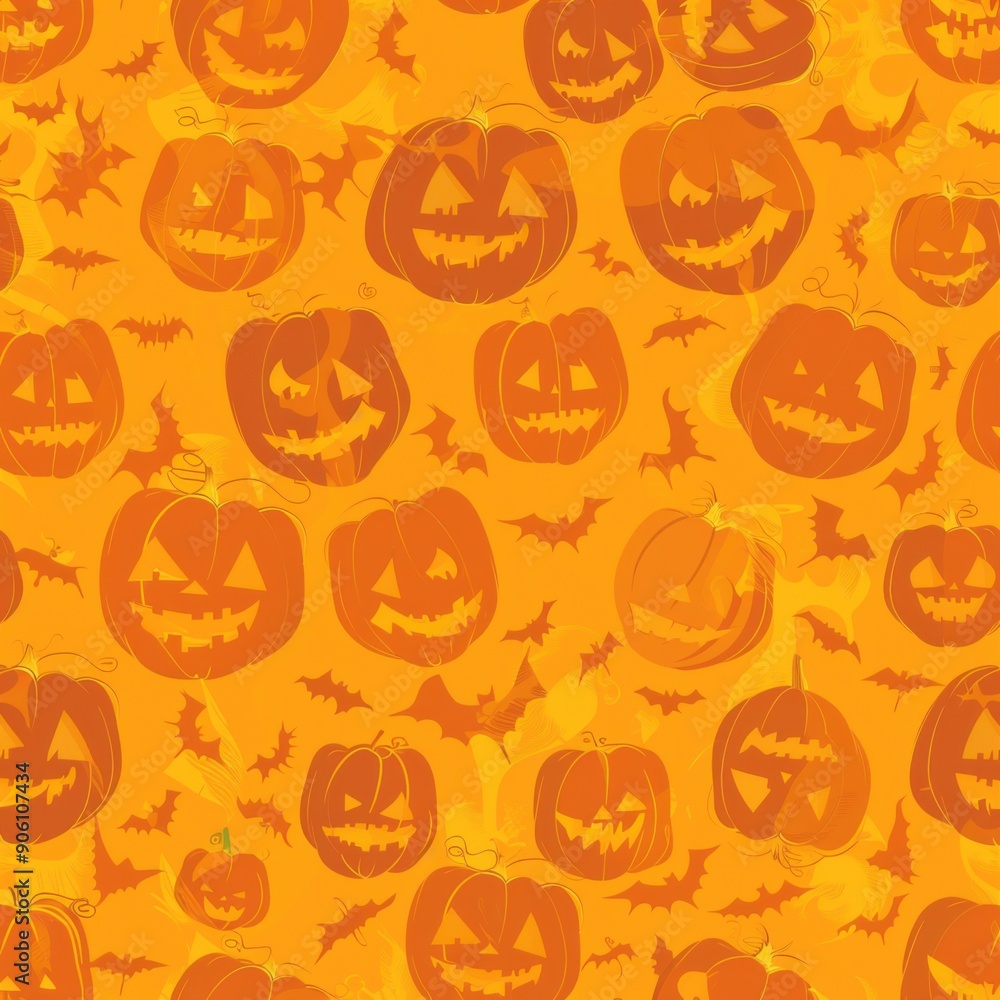 Halloween Pumpkin Pattern Halloween Pumpkin Pattern