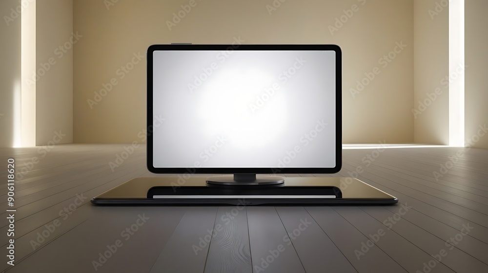 Big room with lcd tv monitor Big room with lcd tv monitor