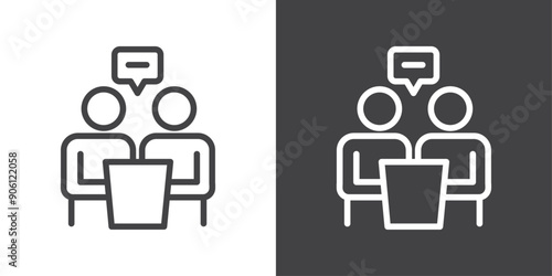 Consulting Icon vector logo set collection for web app ui