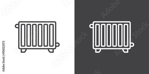 Conditioner heater icon vector logo set collection for web app ui