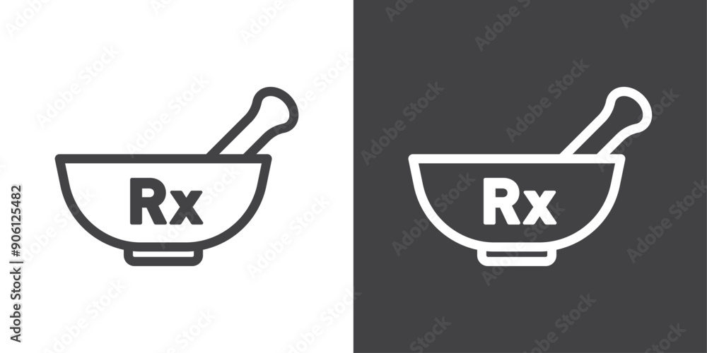 RX icon icon vector logo set collection for web app ui RX icon icon vector logo set collection for web app ui