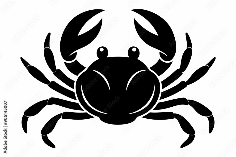 Sea Crab Vector Silhouette, Crab icon
Sea Crab Vector Silhouette, Crab icon