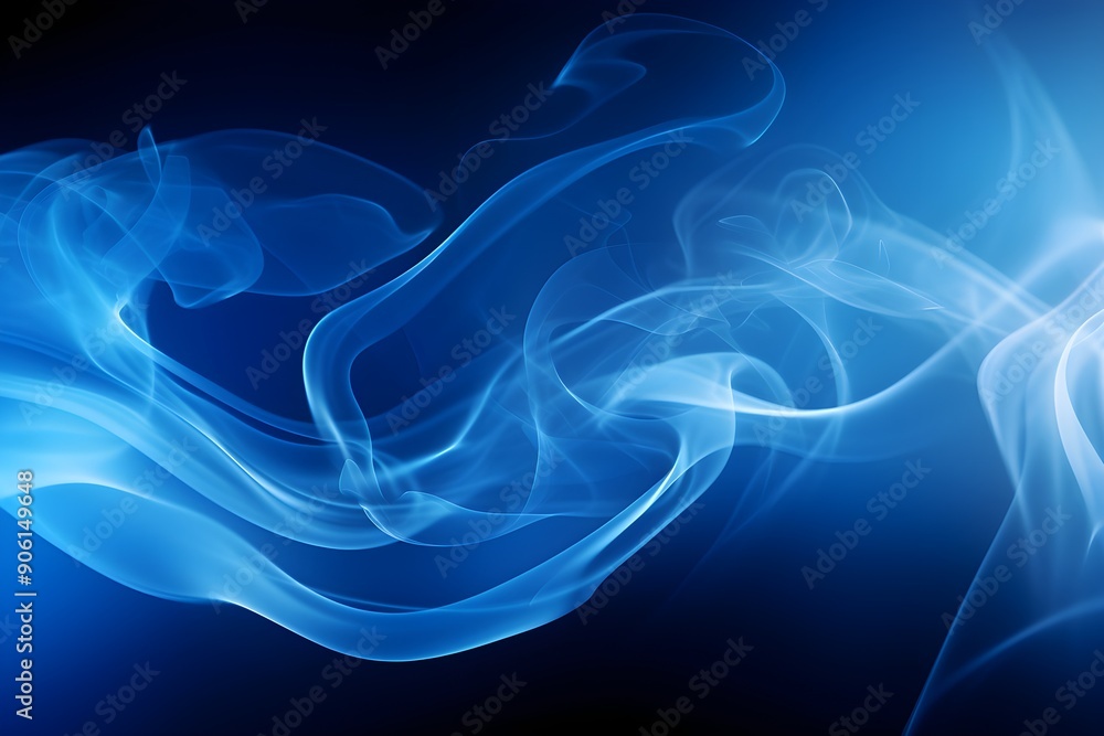 Smoke background, abstract blue smoke Smoke background, abstract blue smoke