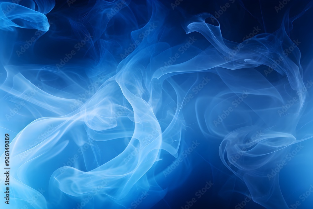 Smoke background, abstract blue smoke Smoke background, abstract blue smoke