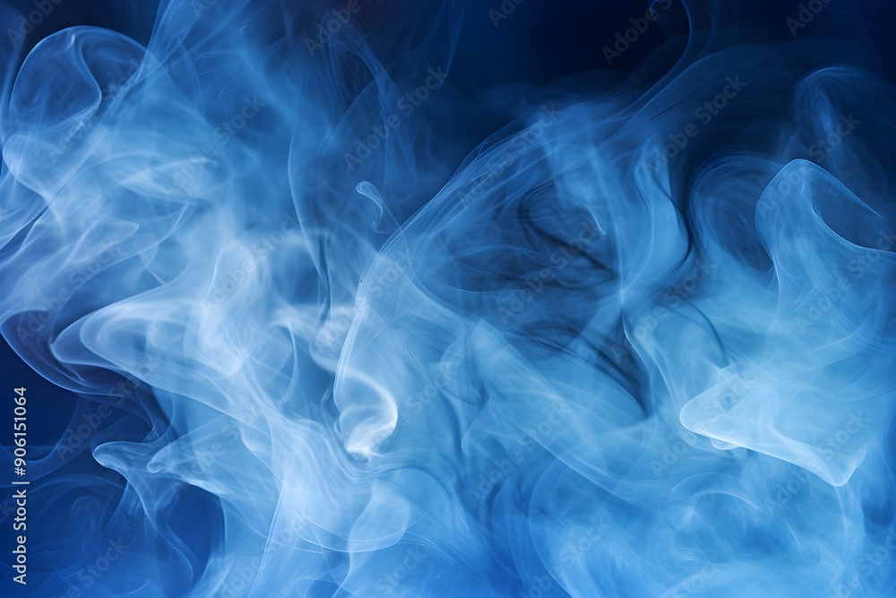 Smoke texture, abstract blue smoke background Smoke texture, abstract blue smoke background