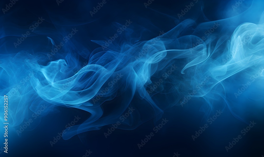 Smoke background, abstract blue smoke Smoke background, abstract blue smoke