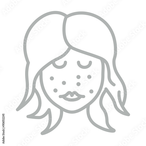 Exfoliation Methods Line Grey Icon Design