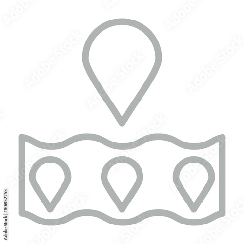 Moisturizing Techniques Line Grey Icon Design