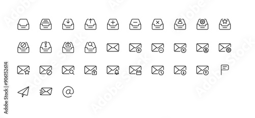 Email - Premium Outlined Icon Pack