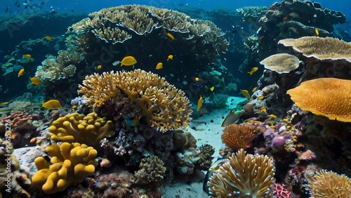 Wallpaper Mural Coral reefs, essential for ocean health, provide habitat for diverse marine life and protect coastlines Torontodigital.ca