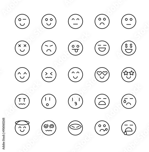 Emoji - Premium Outlined Icon Pack