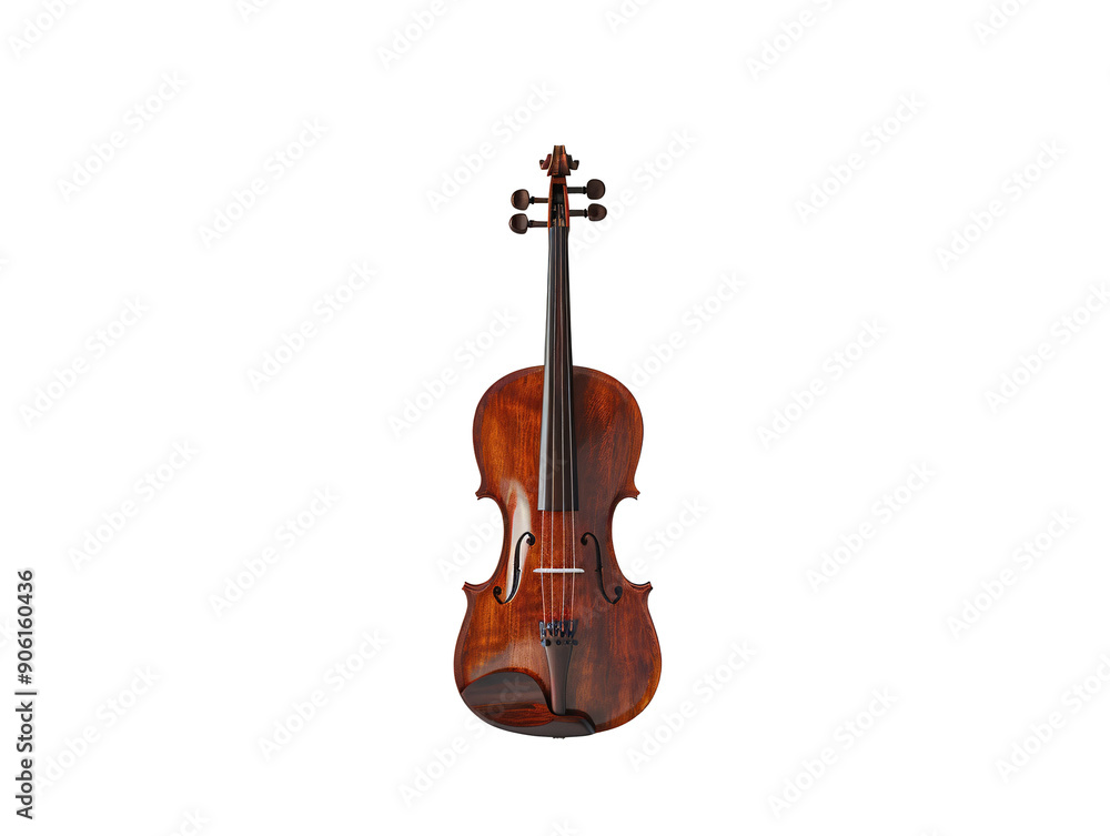 Fototapeta premium a violin leaning against a wall