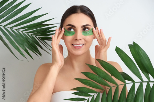 Pretty young woman with und...