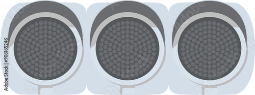 LED式交通信号機（全消灯）