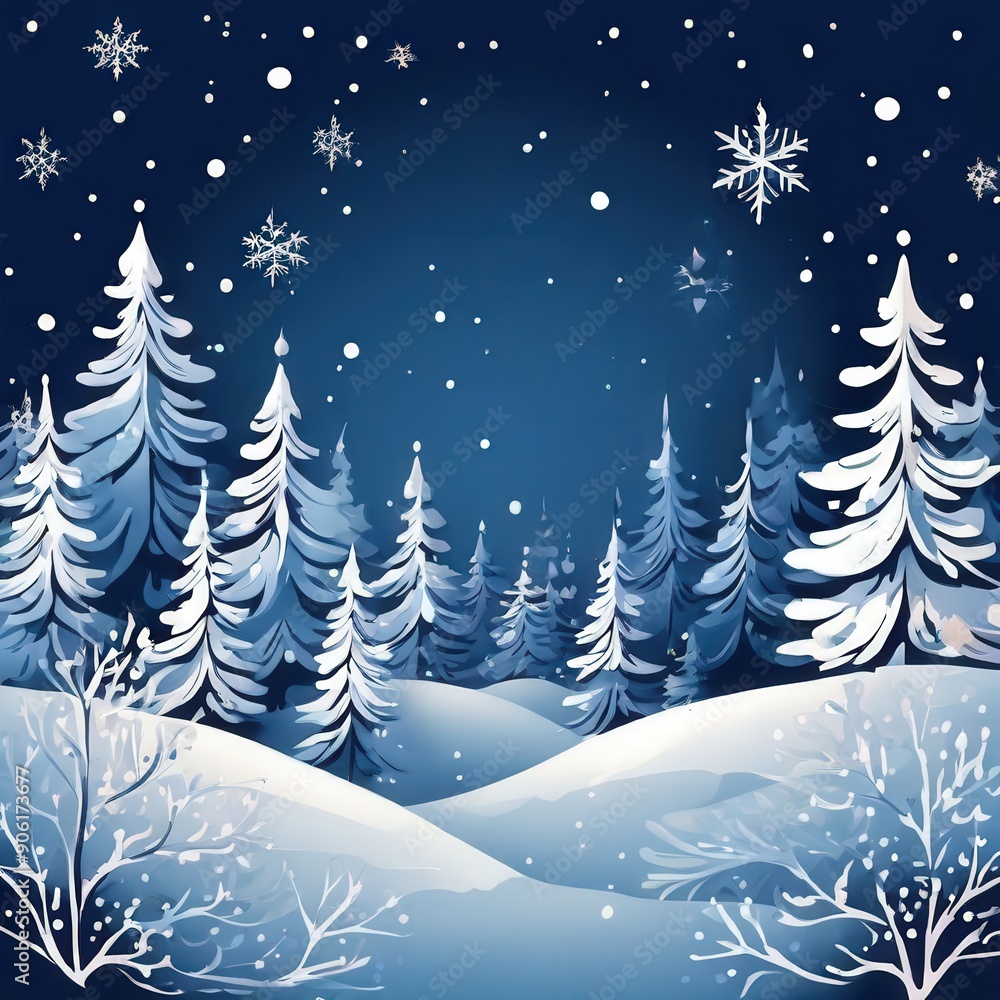 the AI Image Generator, Winter background snow covered trees on a sunny day the AI Image Generator, Winter background snow covered trees on a sunny day