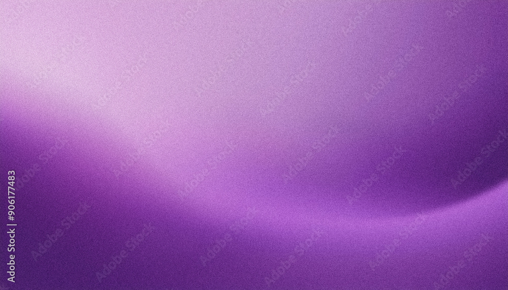 Fototapeta premium Smooth purple gradient abstract background with subtle wave pattern and grainy texture