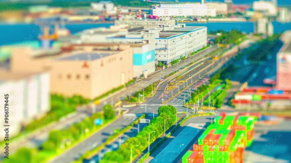 東京・物流基地イメージ タイムラプス 東京・物流基地イメージ タイムラプス