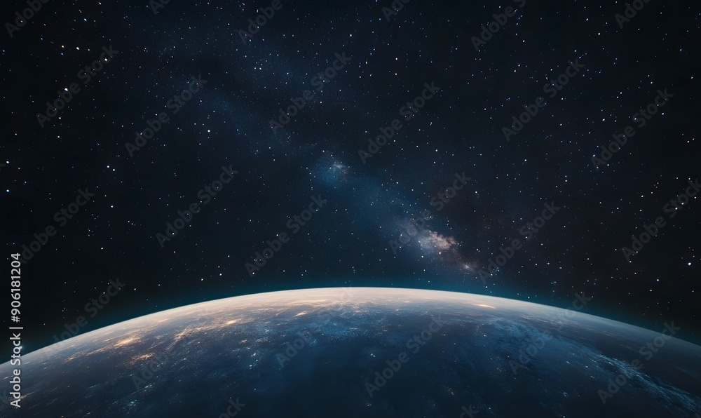 planet earth view from space, Generative AI planet earth view from space, Generative AI