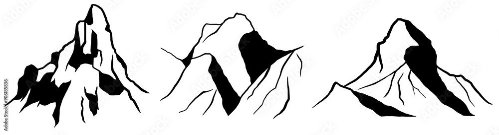 Mountain shadow set V.1 Mountain shadow set V.1