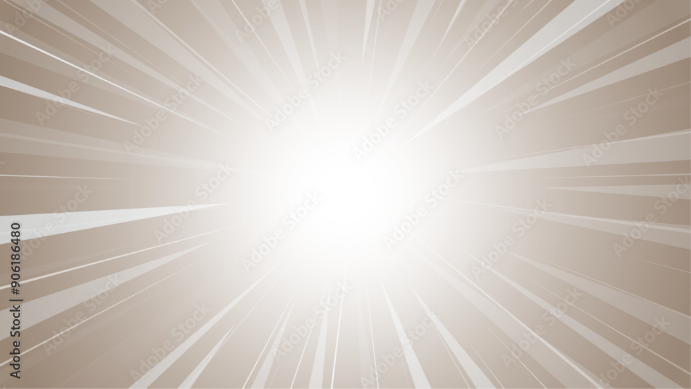 Sun ray light. Sun rays background. Radial burst. Sunburst gray pattern isolated on brown background. Beams line. Sun ray light. Sun rays background. Radial burst. Sunburst gray pattern isolated on brown background. Beams line.