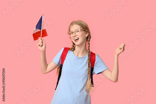 Female student with French ...