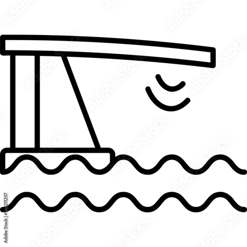 Water Trampoline Icon
