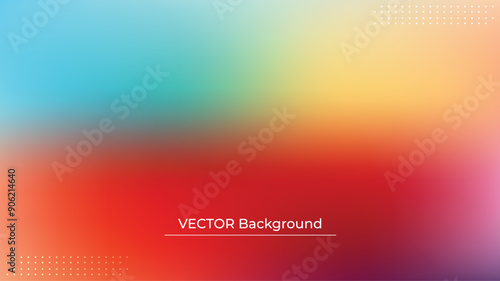 Abstract Colorful Gradient Mesh Background vector EPS10
