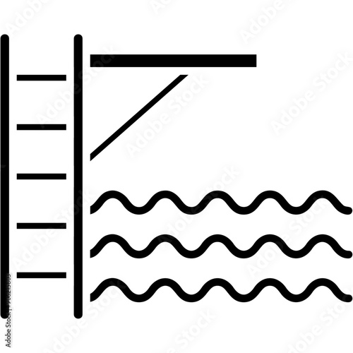 Diving Board Icon