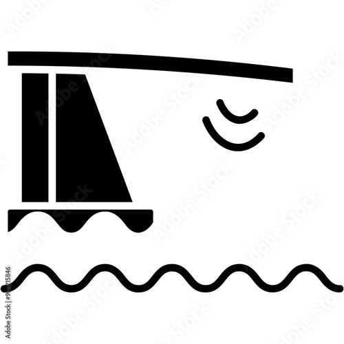 Water Trampoline Icon