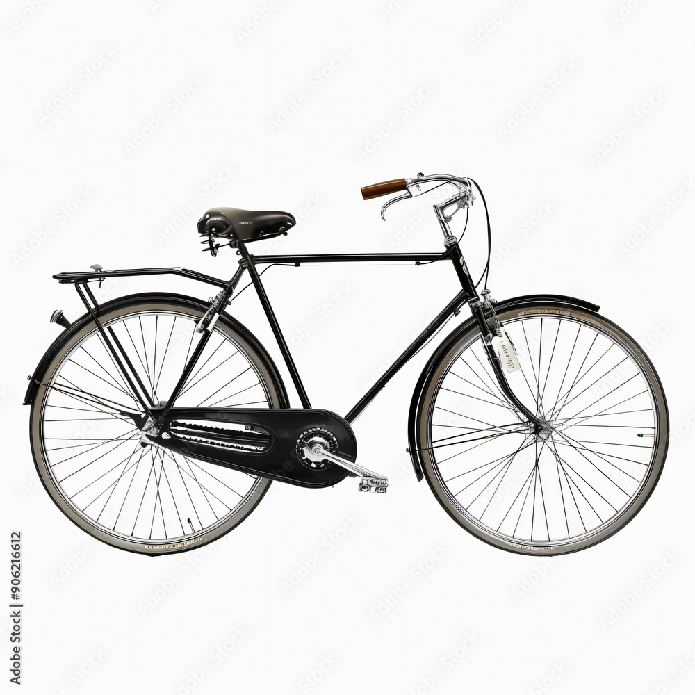 A classic bicycle with a transparent background A classic bicycle with a transparent background