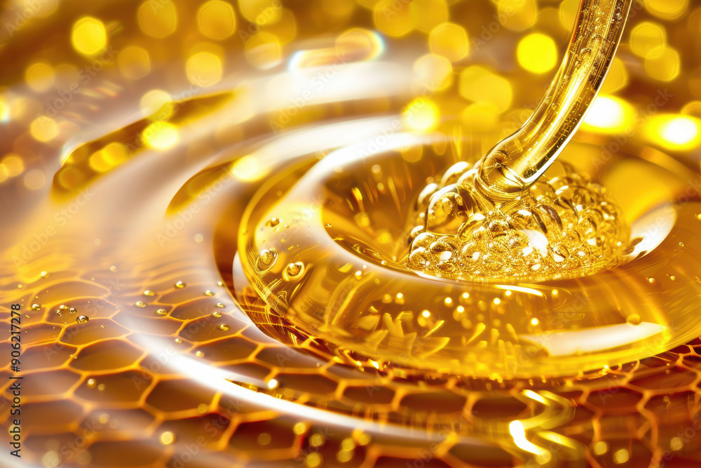 Golden Honey Ripples and Swirls Golden Honey Ripples and Swirls