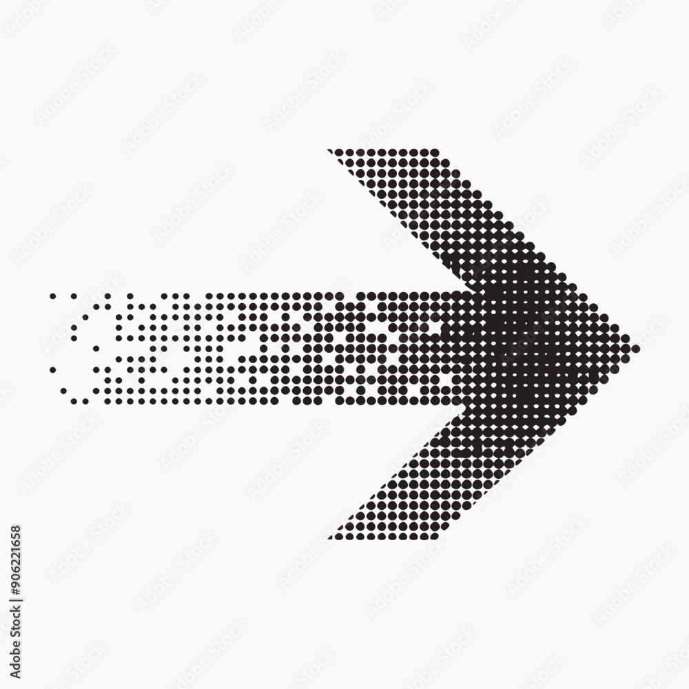 Pixelated arrow direction symbol Pixelated arrow direction symbol