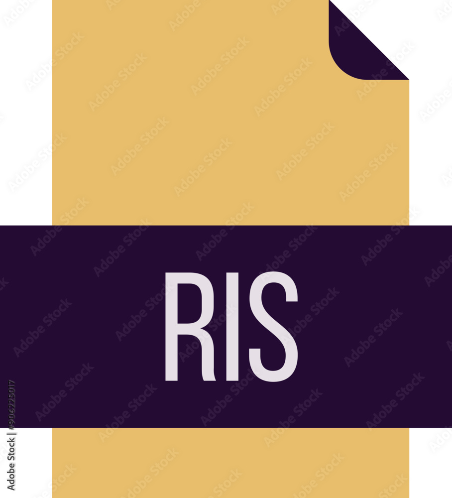 RIS File icon fill crisp corners RIS File icon fill crisp corners