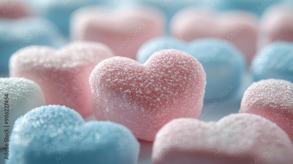 Colorful Pastel Marshmallow Background Colorful Pastel Marshmallow Background