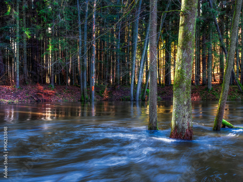 Fototapeta Naklejka Na Ścianę i Meble -  Rzeka Parsęta