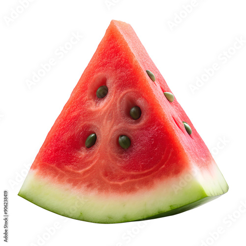 slice of watermelon isolated on white 
