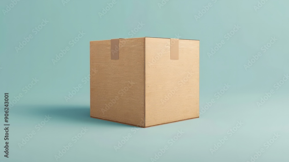 Cardboard Box Mockup