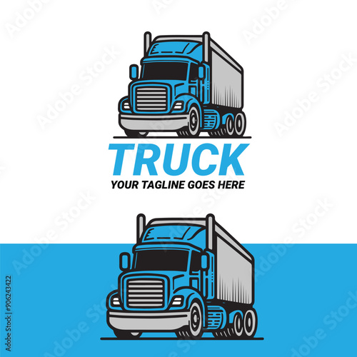 Truck Logo Design for Trucking Company