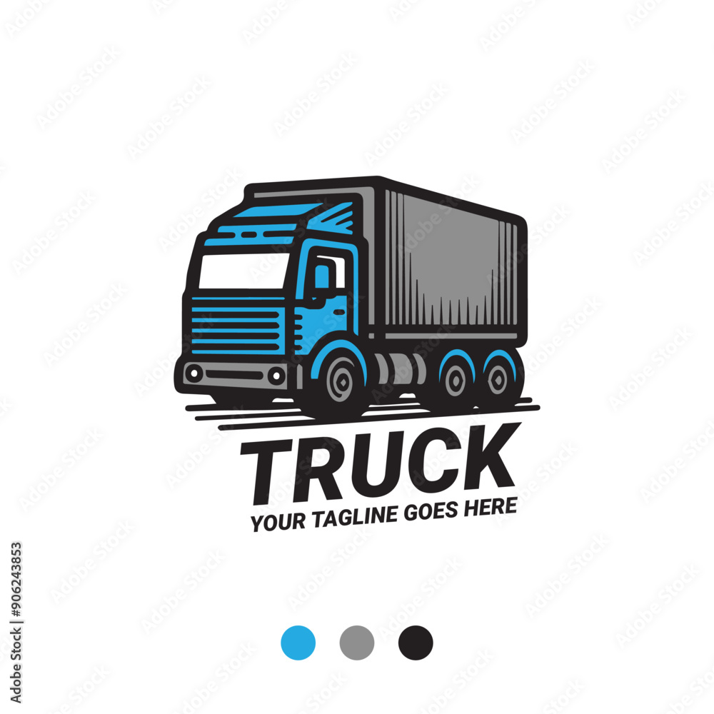 Truck Logo Design for Trucking Company Truck Logo Design for Trucking Company